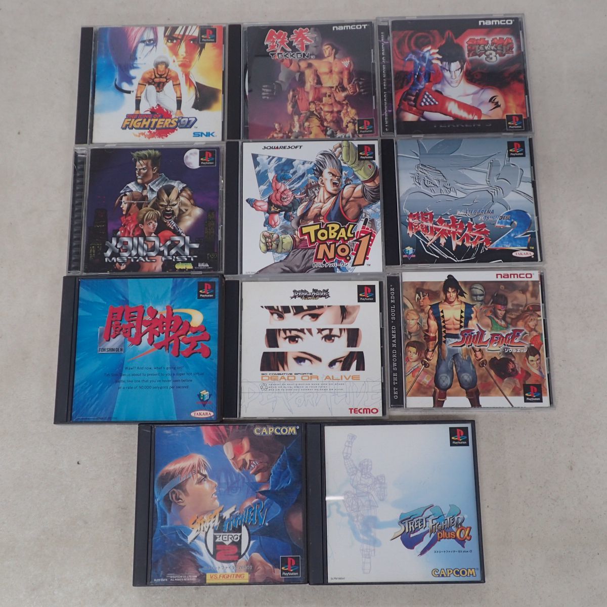  PS プレステ ザ キング オブ ファイターズ&rsquo;97/鉄拳/ストリートファイターZERO2等 アクション系 まとめて11本セット 箱説付 現状品 10(アクション)｜売買されたオークション情報、yahooの商品 タイトル