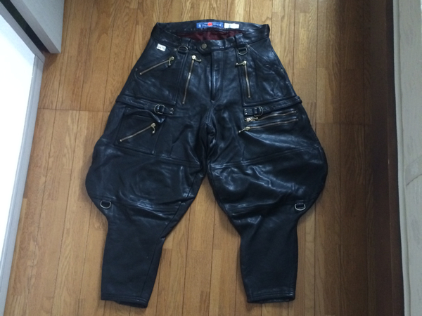 blackmeans×寅壱ニッカポッカレザーパンツ サイズ2 ブラック(ボトムス