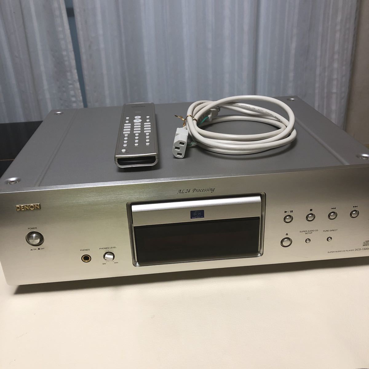 DENON SUPER AUDIO CD PLAYER DCD-1500AE ピックアップとベルト交換品