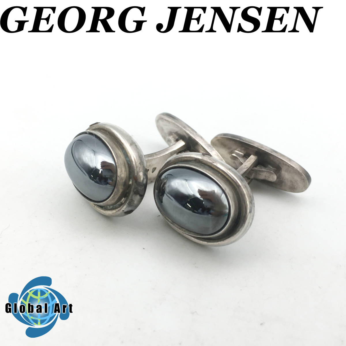 ☆D07608/GEORG JENSEN ジョージジェンセン/カフス/シルバー 925/約