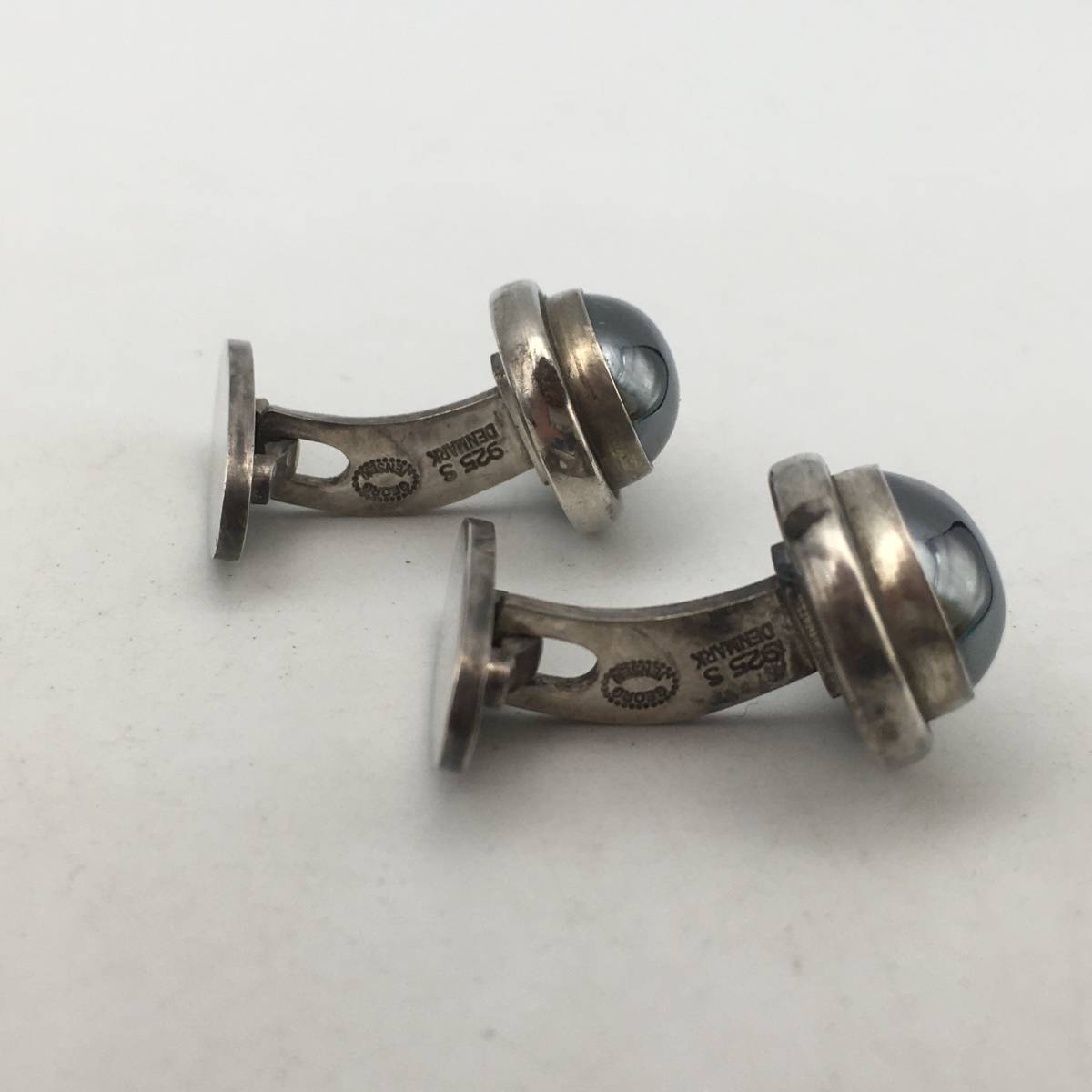☆D07608/GEORG JENSEN ジョージジェンセン/カフス/シルバー 925/約
