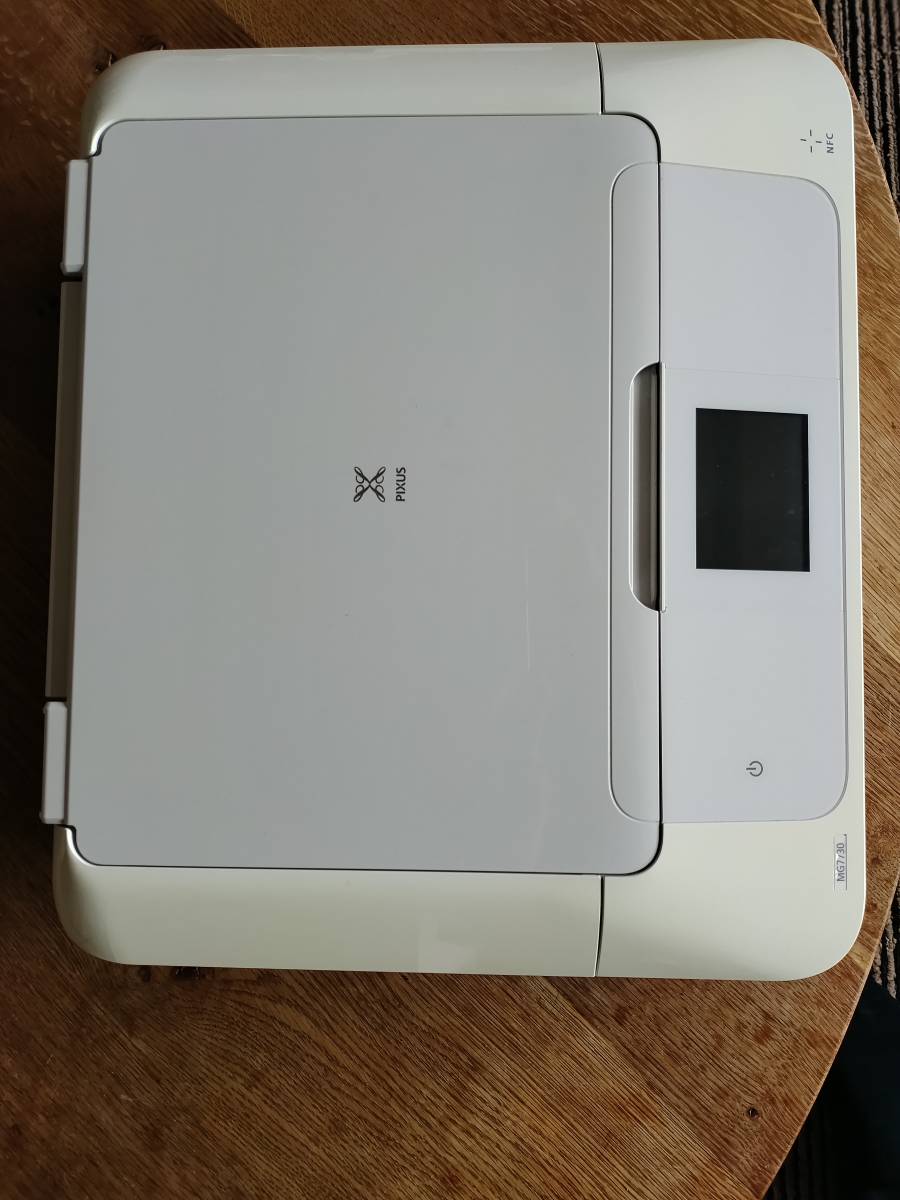 美品Canon PIXUS MG7730ホワイト複合機 インクジェットプリンター(A4 