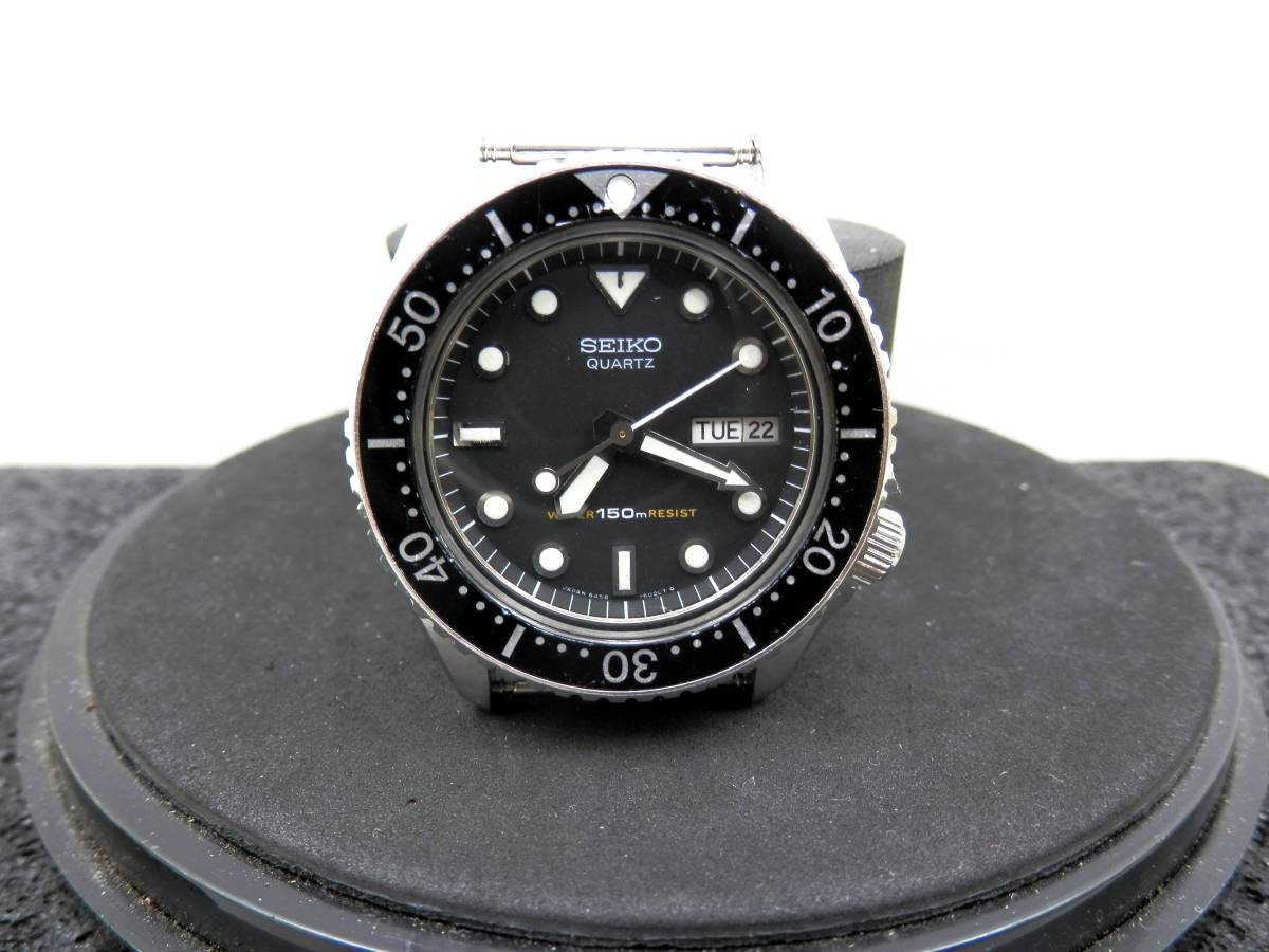 SEIKO 150Mダイバー 6458-6000 ボーイズクォーツ 約53g 稼働現状品 