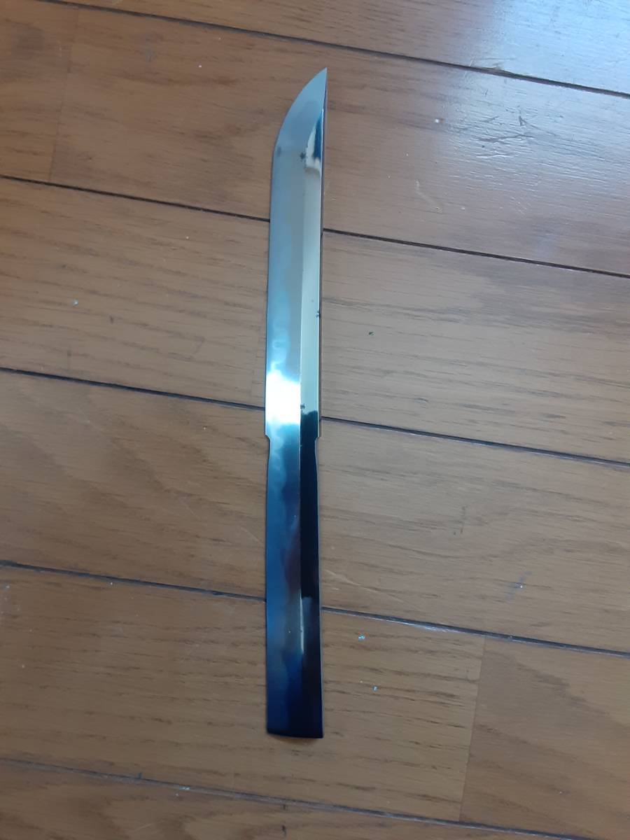 日本刀 残欠 刃文 刃渡り約14.7cm 全長約26.0cm 登録不要 合法