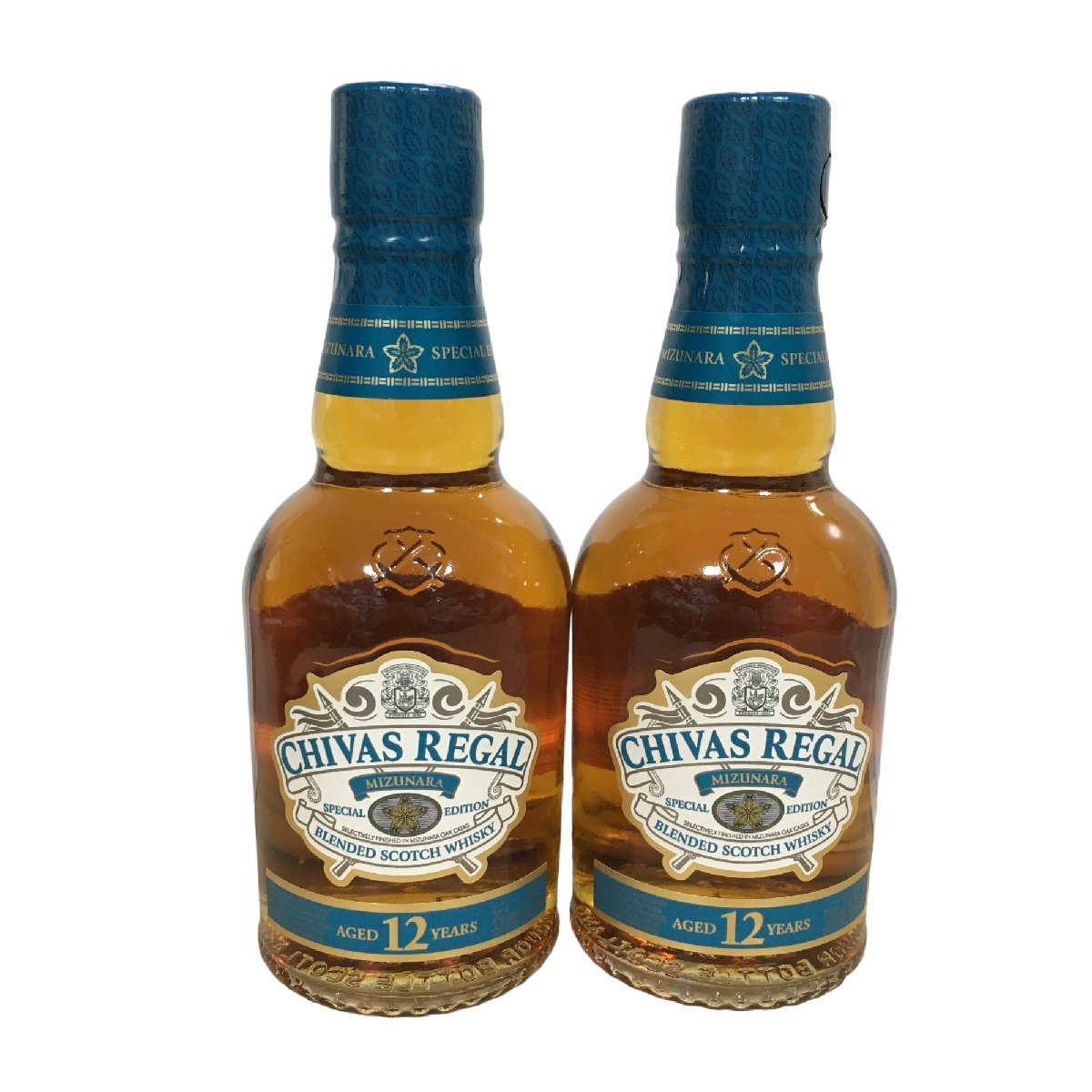 P8-216NL◆未開栓◆ CHIVAS REGAL 12年 シーバスリーガル MIZUNARA ミズナラ スコッチ ウイスキー 350ml 40％ 2本セット お酒