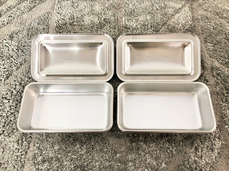 アウトドア 米軍放出未使用品VOLLRATH ステンレス トレー 2枚セット