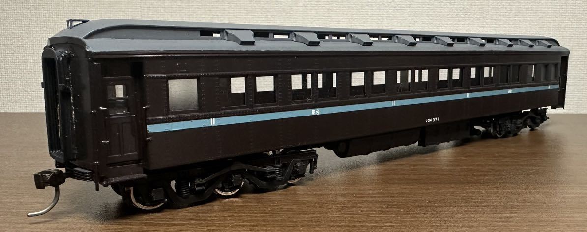 ニワ模型 (ニワアリゲータ) 国鉄 マロネ37 二等寝台車 真鍮製 メーカー完成品 TR73