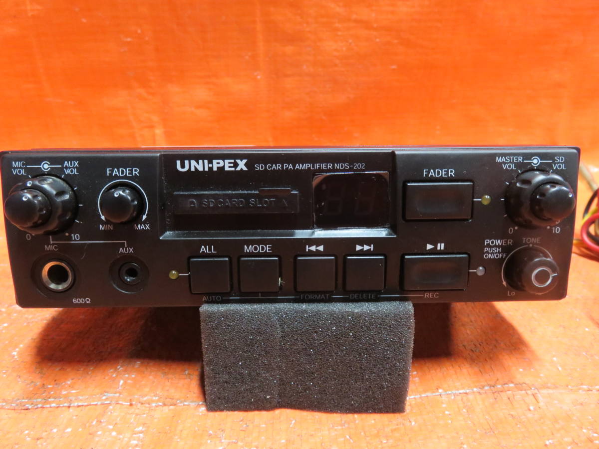 BY5037 保証付 ユニペックス SDレコーダー付 車載アンプ/UNI-PEX NDS