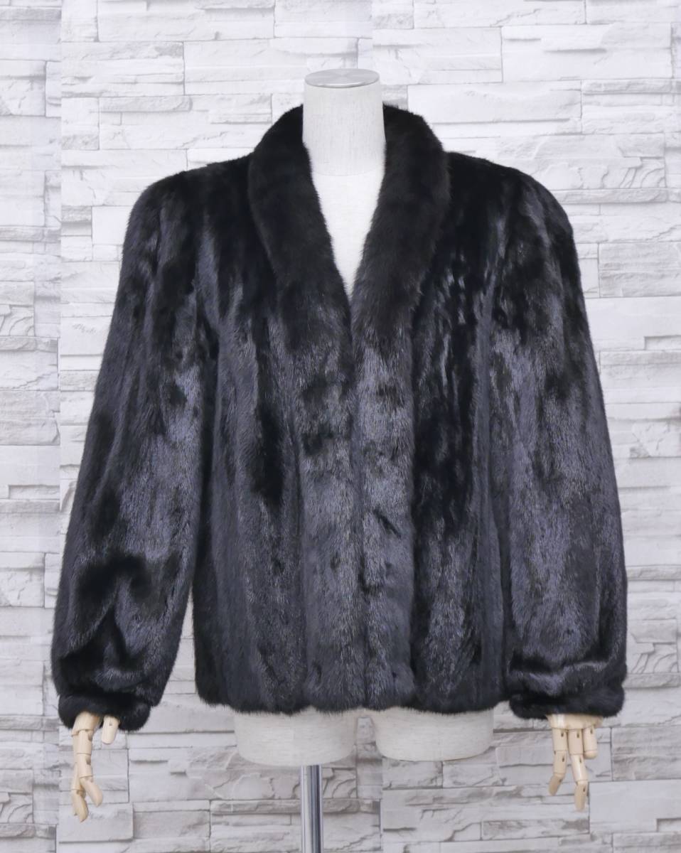 SAGA MINK サガミンク 最高級 デミバフミンク ファーコート ハーフ GN9701▽SAGA MINK/サガミンク/銀サガ*デミバフミンク*最高級毛皮*リ