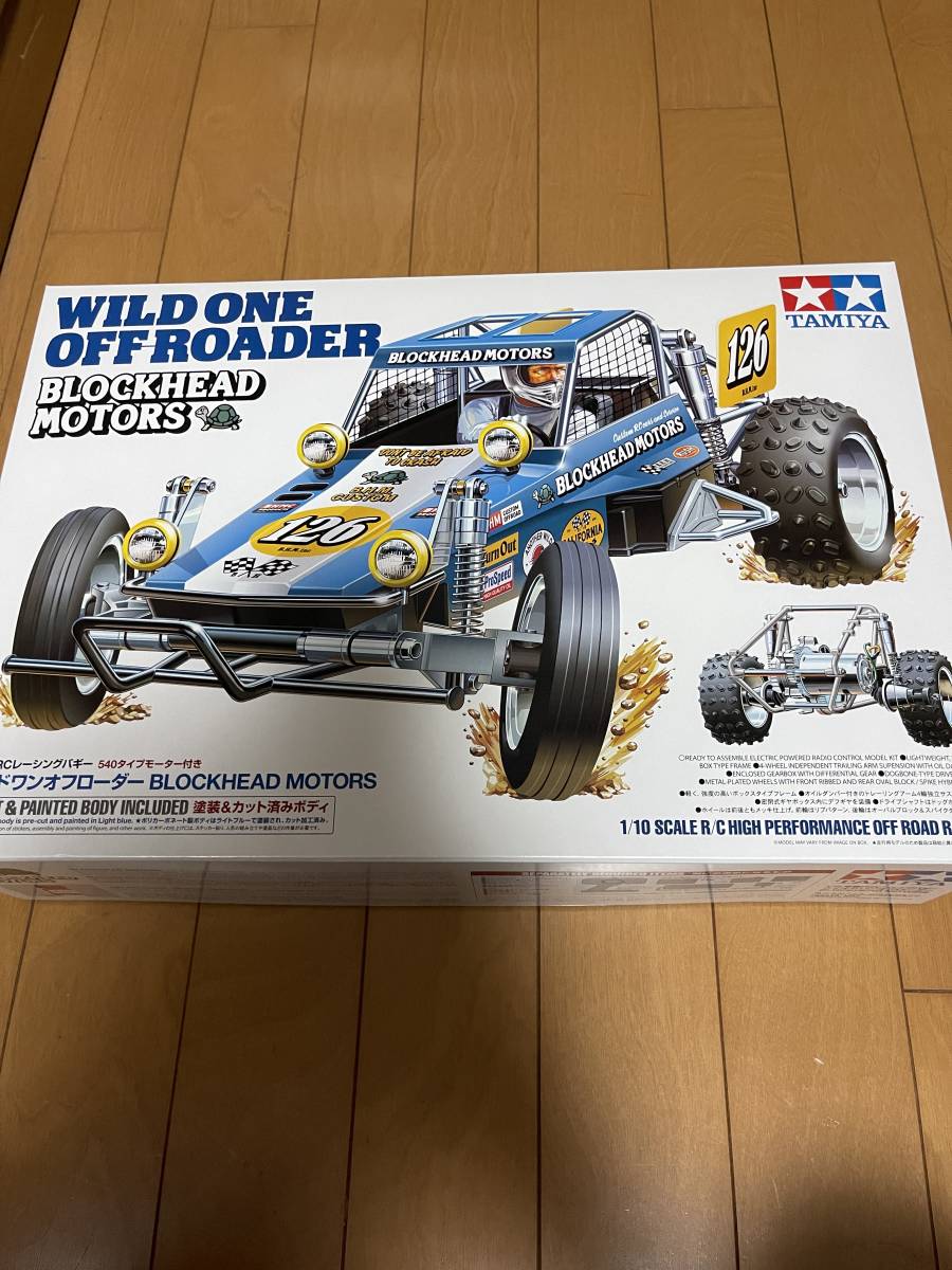 タミヤワイルドワンBLOCKHEAD MOTORS タミヤ BLOCKHEAD ワイルド