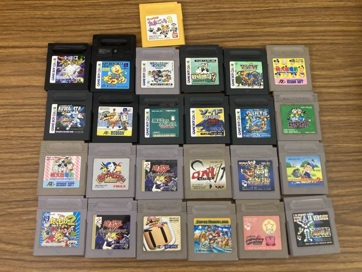 ゲームボーイソフト カラー含む まとめて25本セット ロボットポン