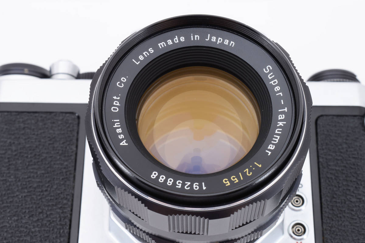 ☆極上美品 貴重な元箱付き☆ ASAHI PENTAX S2 Super Takumar 55mm F2