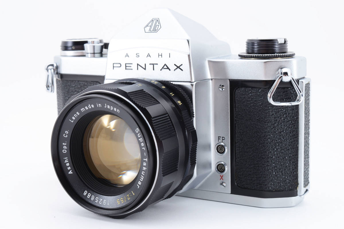 ☆極上美品 貴重な元箱付き☆ ASAHI PENTAX S2 Super Takumar 55mm F2
