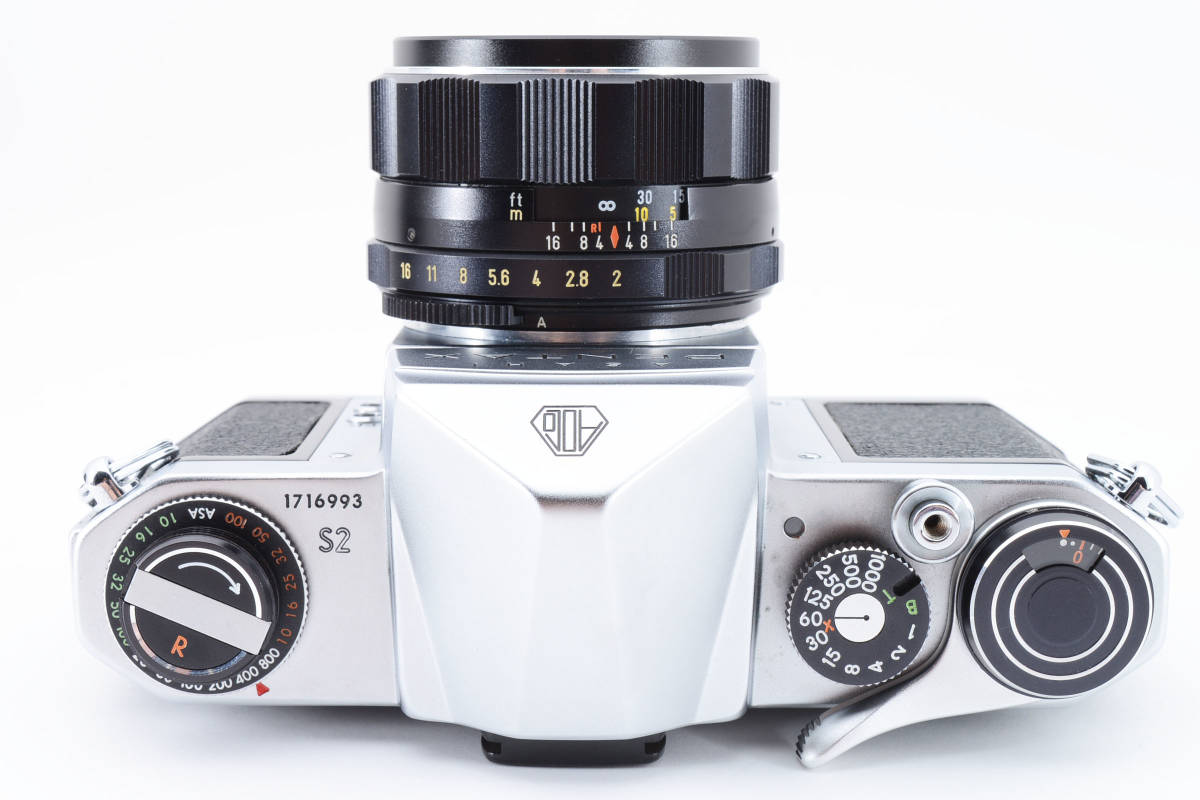 ☆極上美品 貴重な元箱付き☆ ASAHI PENTAX S2 Super Takumar 55mm F2
