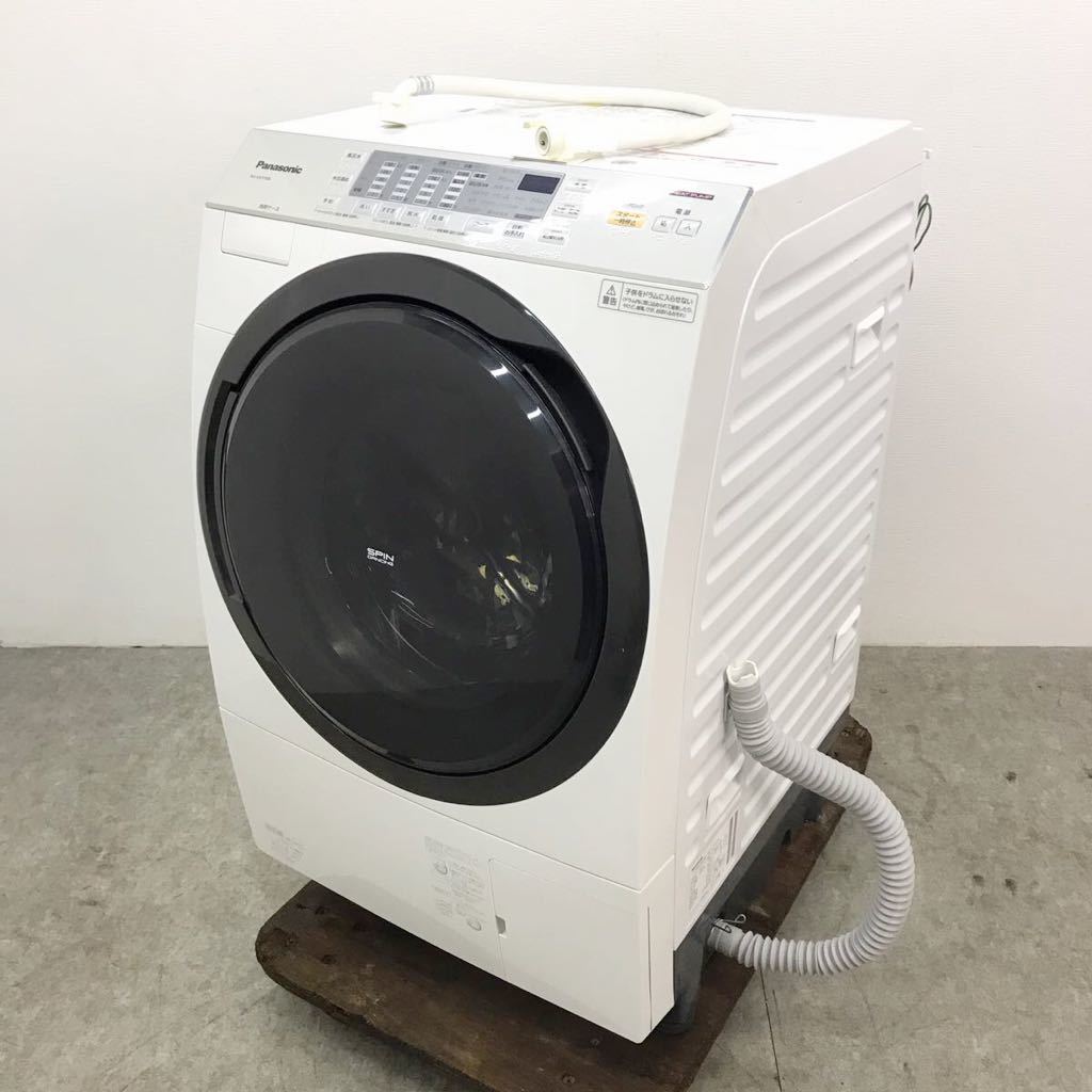 ★Panasonic パナソニック ドラム式電機洗濯乾燥機 NA-VX3700Lドラム式洗濯機 2016年製 洗濯10kg 乾燥6kg 左開き ななめ 動作品★23082502