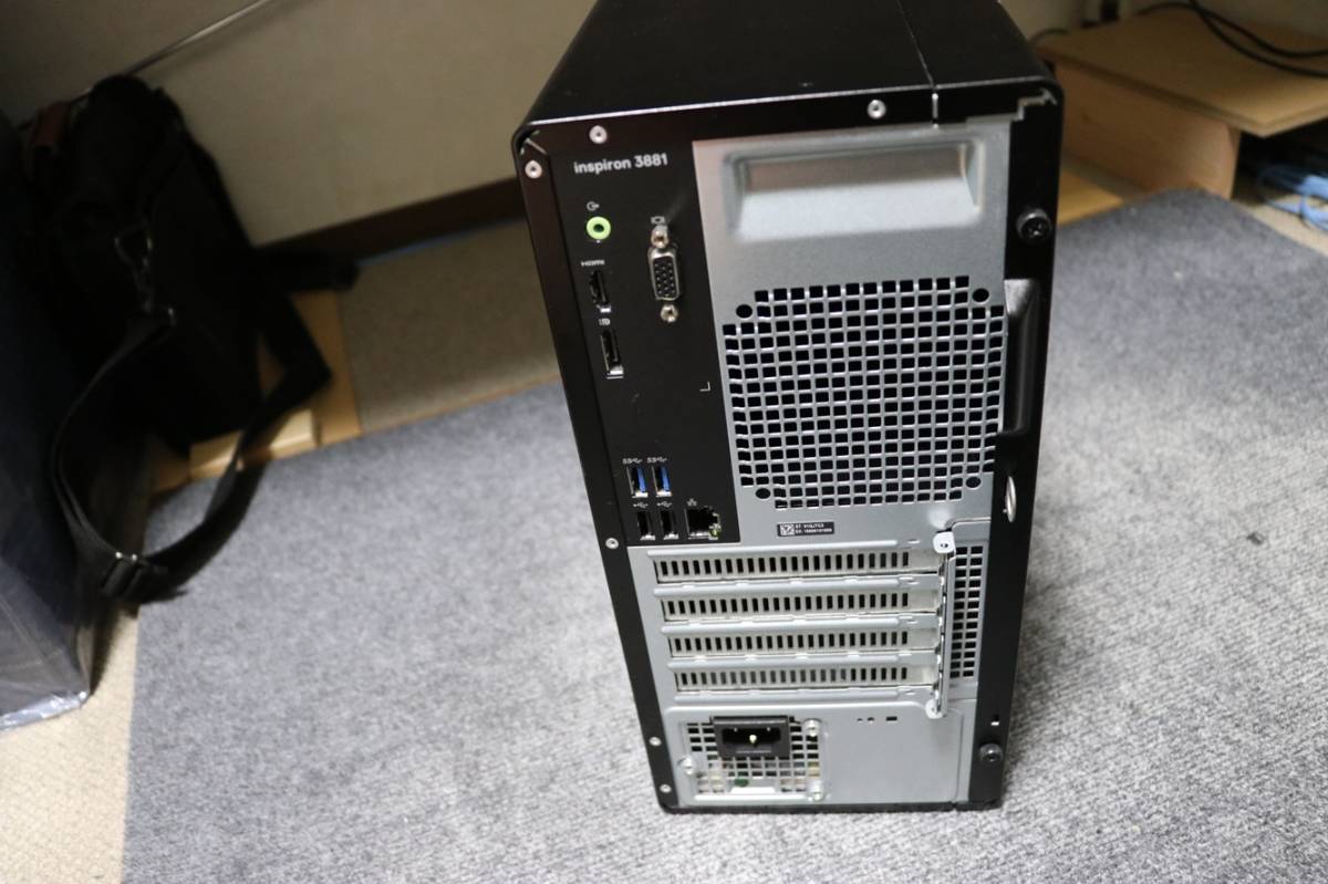 ☆ [中古品] DELL Inspiron 3881 : i5-10400, 256GB SSD + 1TB HDD 