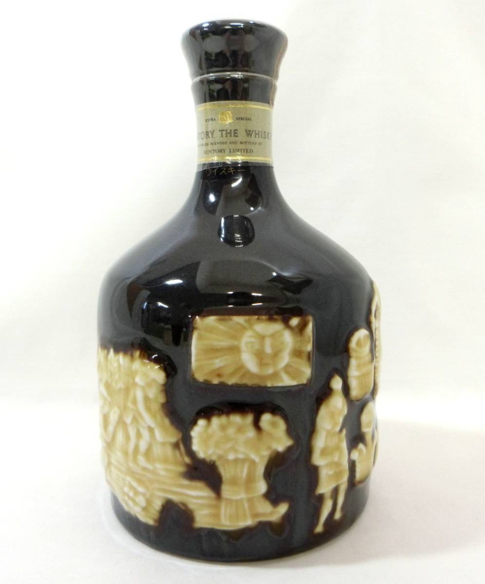 東京都限定発送 1000円スタート 酒 SUNTORY THE WHISKY 有田焼 750ml