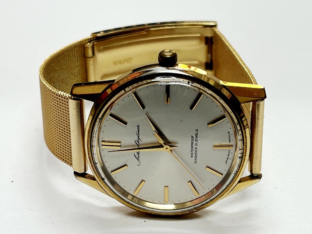 ☆SEIKO/セイコー スカイライナー 21石 6220-9010 メンズ腕時計《稼働