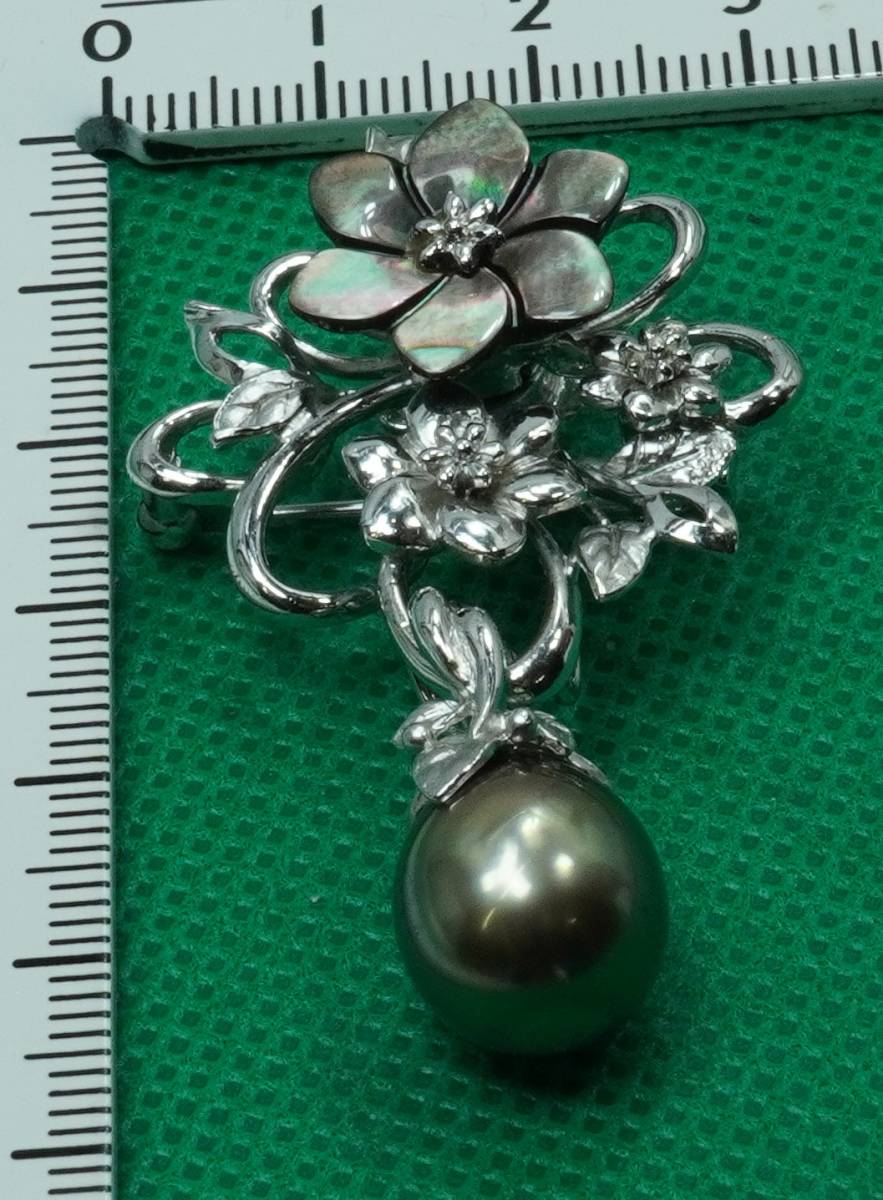 ○シェルカメオ18.6g○ m 93ct 79.5×60.0mm ルース 彫刻 貴婦人 作家物