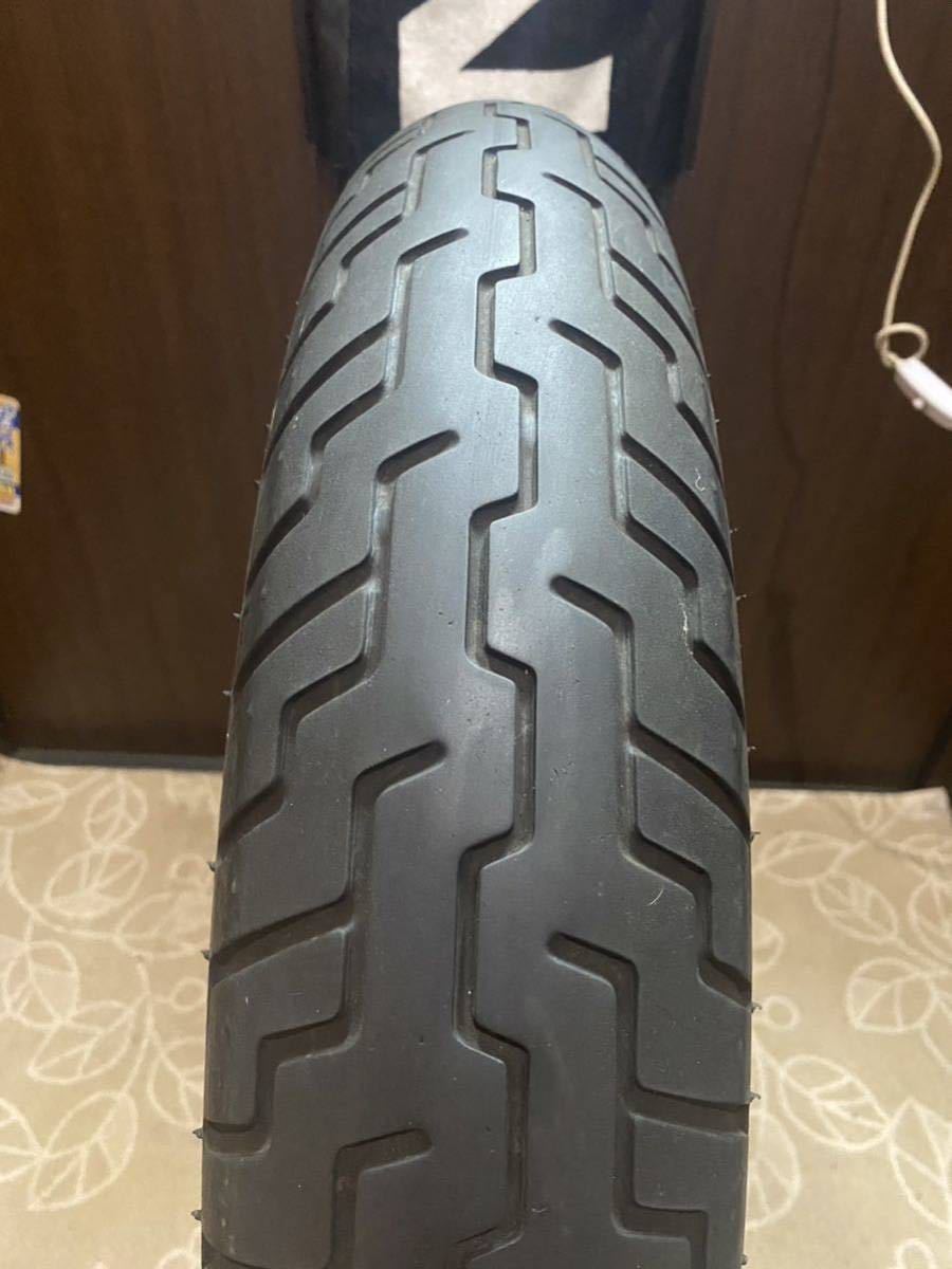 中古MCタイヤ 2022年製造 DUNLOP D404 130/90-16 ダンロップ 130 90 16 1622 K3882