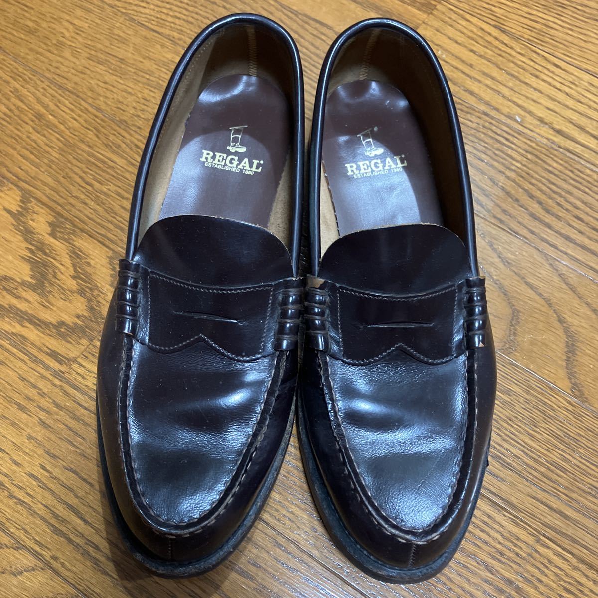 リーガル　ローファー 26.5 EE リーガルREGAL本革ローファー26 1/2EEチョコ⑩ REGAL リーガル