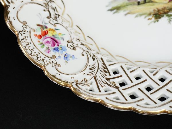 オールドマイセン 透かしプレート ヴィンテージ 2025年最新Yahoo