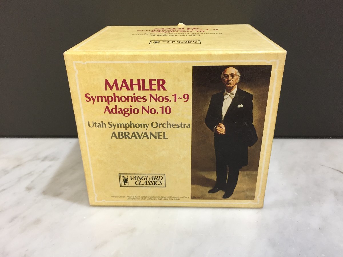 ★CD★[VANGUARD CLASSICS] モーリス・アブラヴァネル マーラー：交響曲第1番～9番、10番Adagio　(08.4013.79）