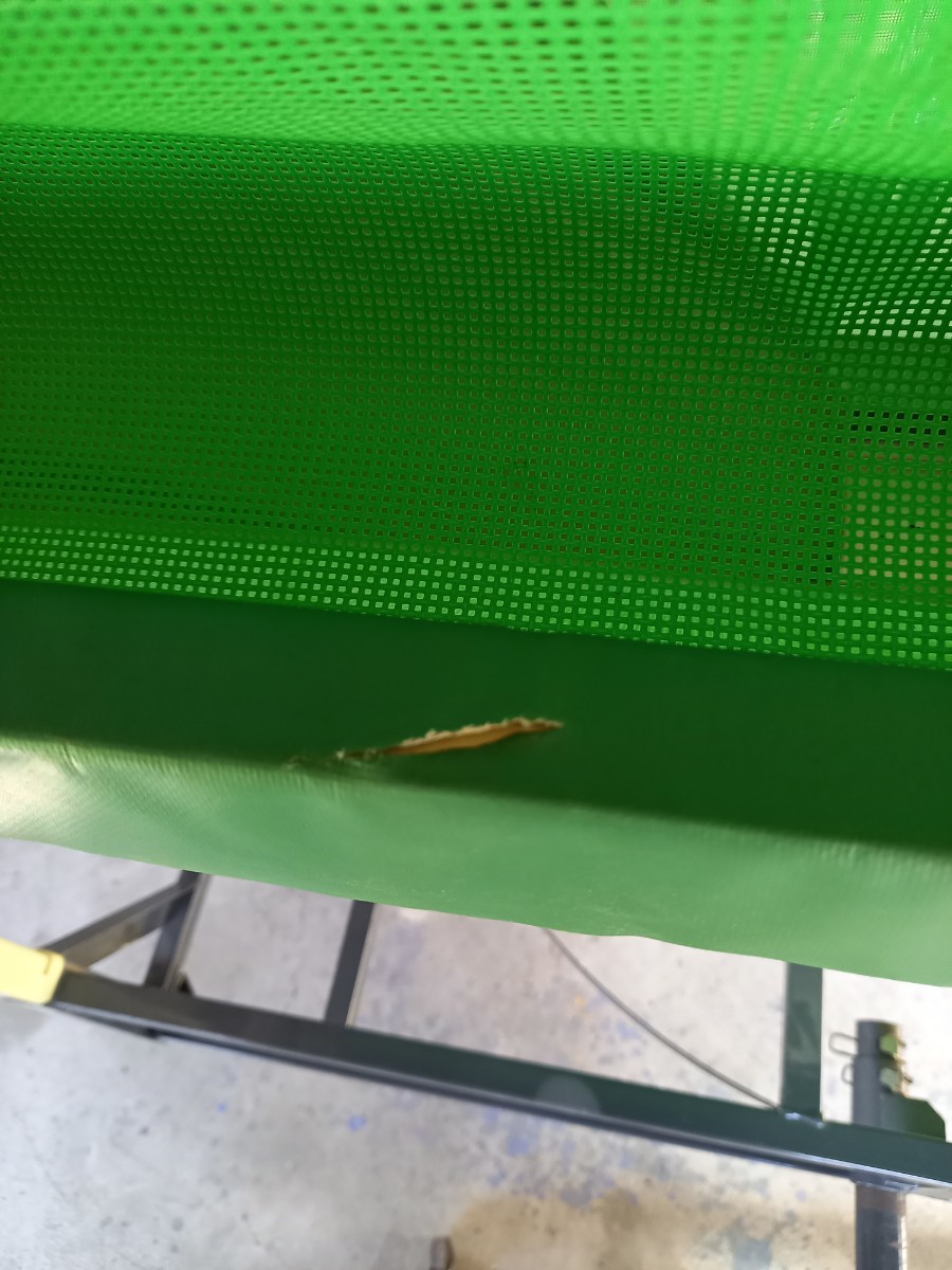 良品です！　タイショー　レザーコンテナ　籾コンテナ　100V　軽トラ用　折り畳み　スタンド付き　すぐ使えます。