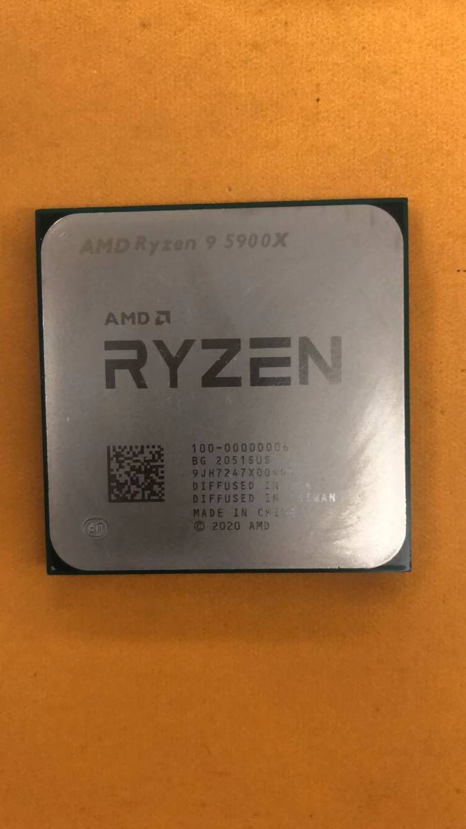 AMD Ryzen 9 5900X （中古ジャンク品扱い）8008 5900X AMD 0 〔3.7GHz