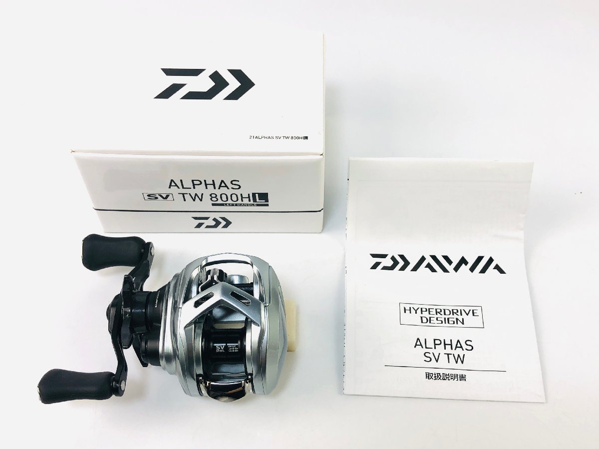 SS】ダイワ 21 アルファス SV TW 800H 左ハンドル ベイトリール ギア