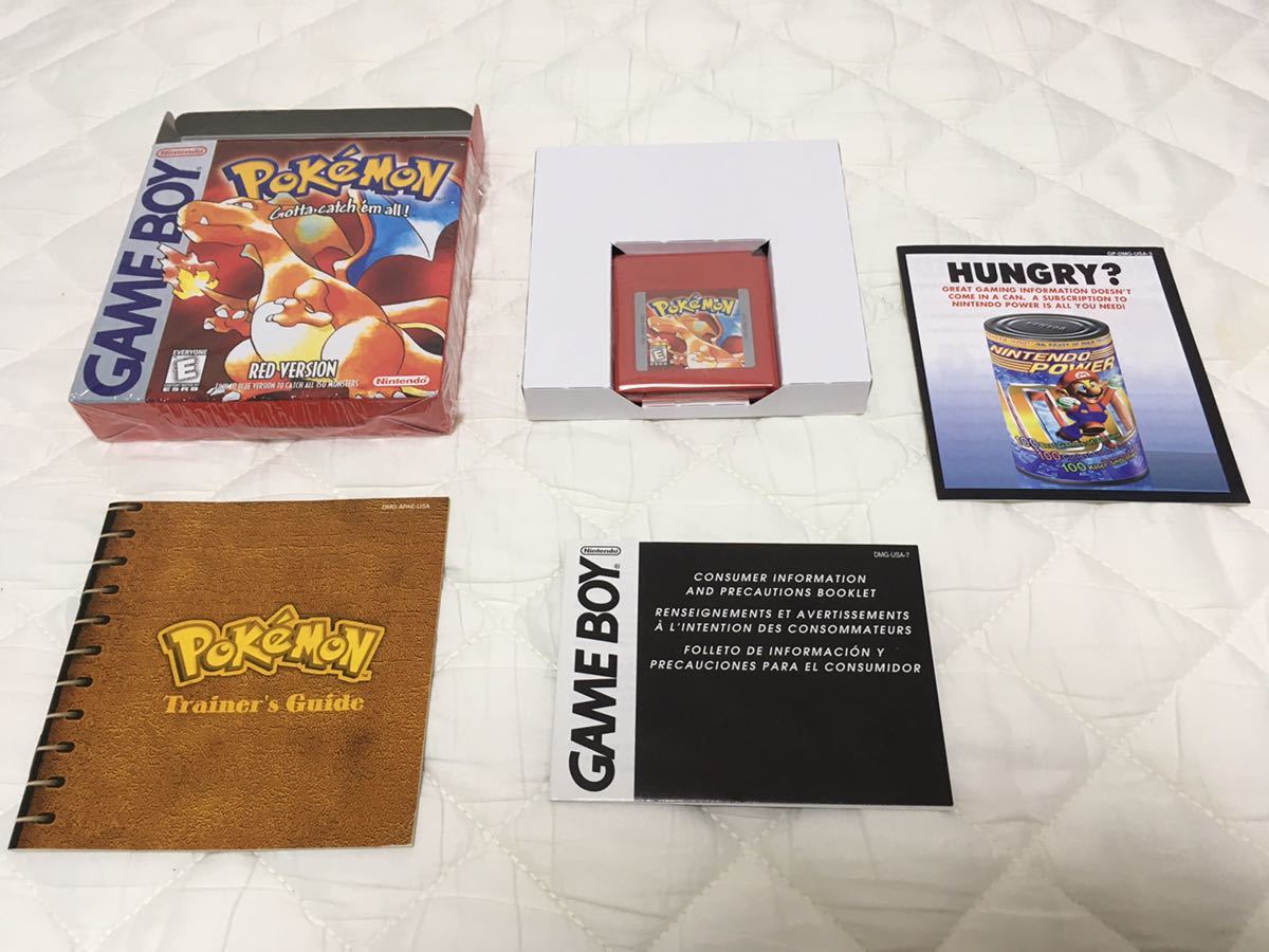 ほぼ未使用】シュリンクあり ゲームボーイ 北米版 ポケットモンスター 