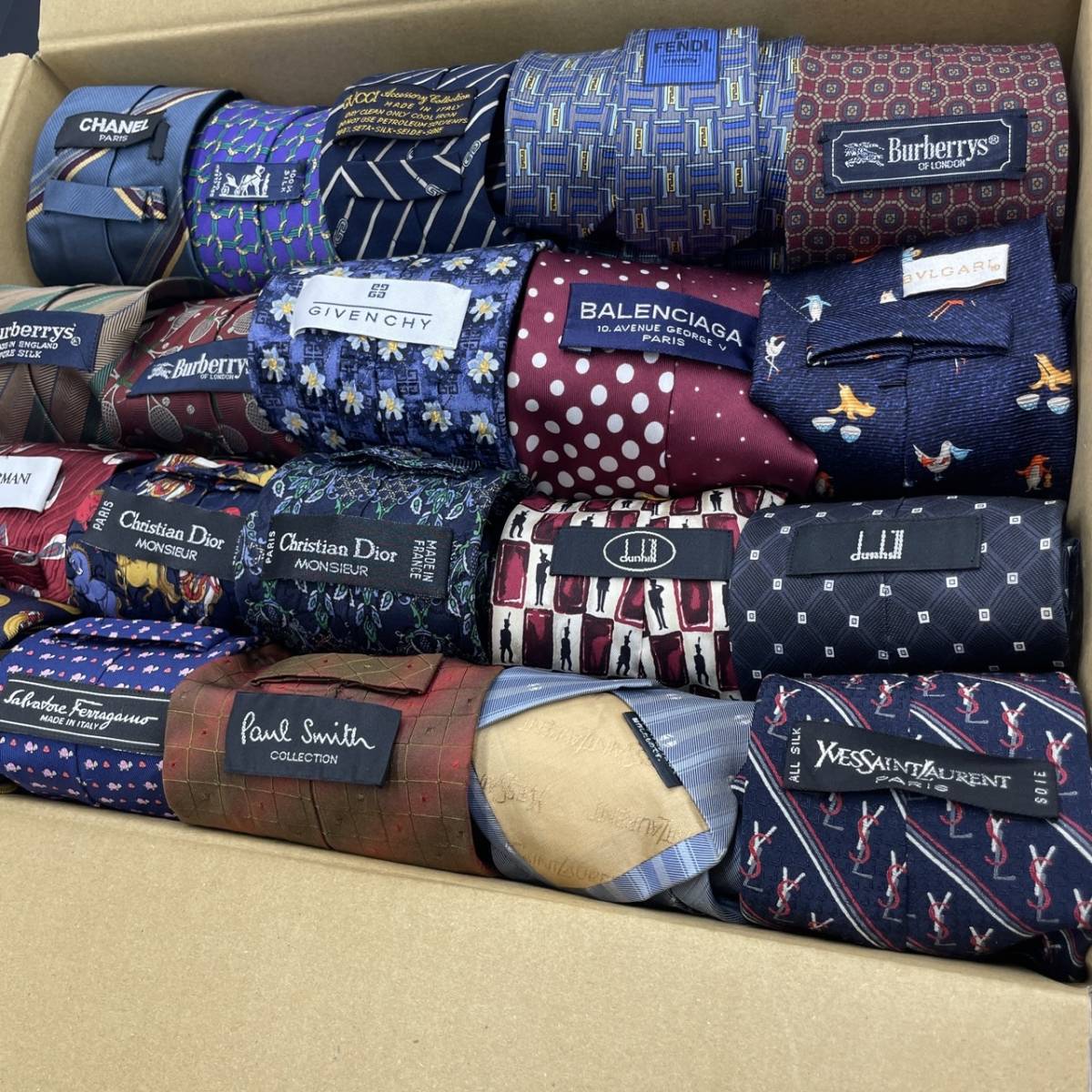 1円〜 100本以上 セット ブランド ネクタイ まとめ売り エルメス