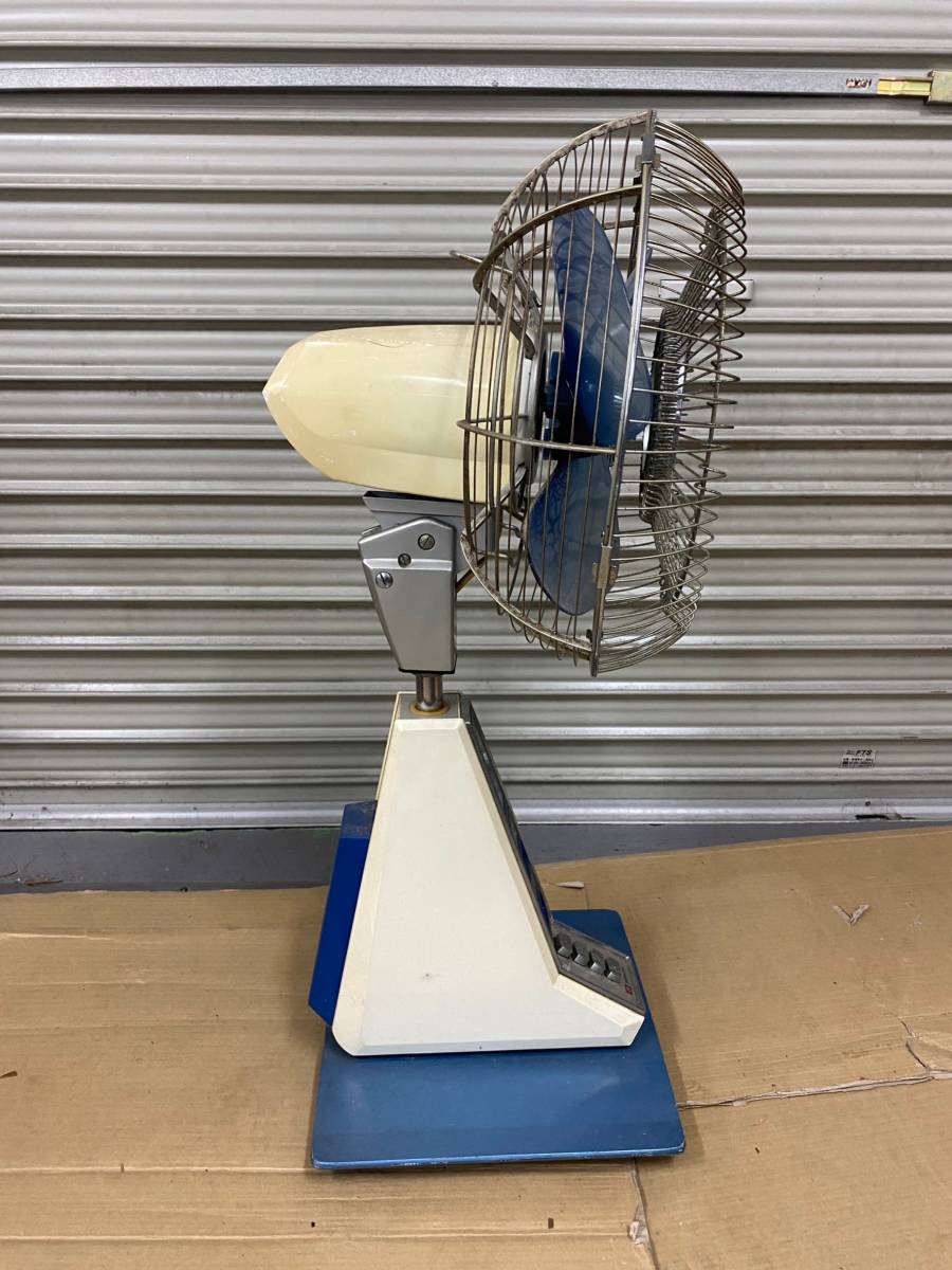 1円 大30 HITACHI 扇風機/レトロ H-625 動作ボタン 首振り 動作確認済