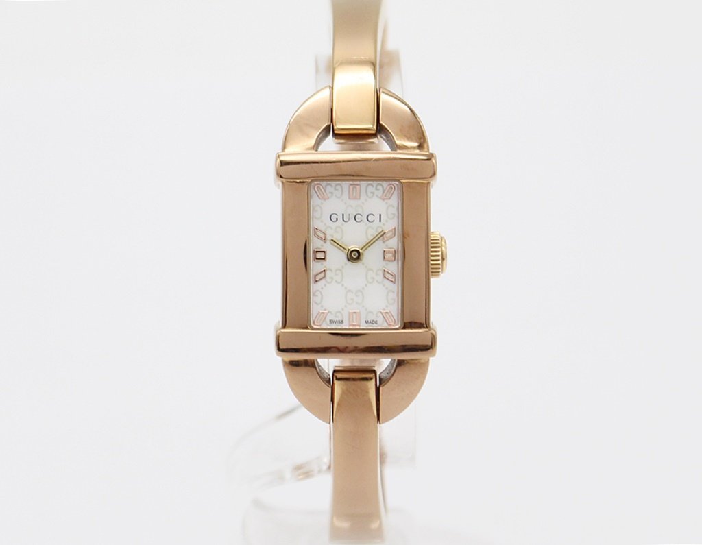 GUCCI グッチ 6800L ピンクゴールド カラー レクタンギュラー ブレス