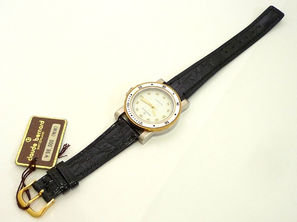 参考98000円 未使用 Claude Bernard クロードベルナール 高級感 腕時計 