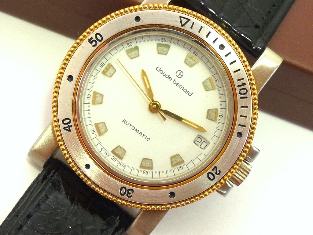 参考98000円 未使用 Claude Bernard クロードベルナール 高級感 腕時計 