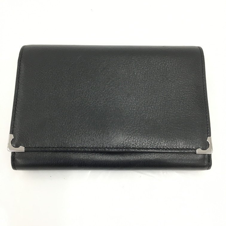 Cartier　カルティエ　二つ折り財布　がま口　箱　ギャラ付き【BHBB6067】