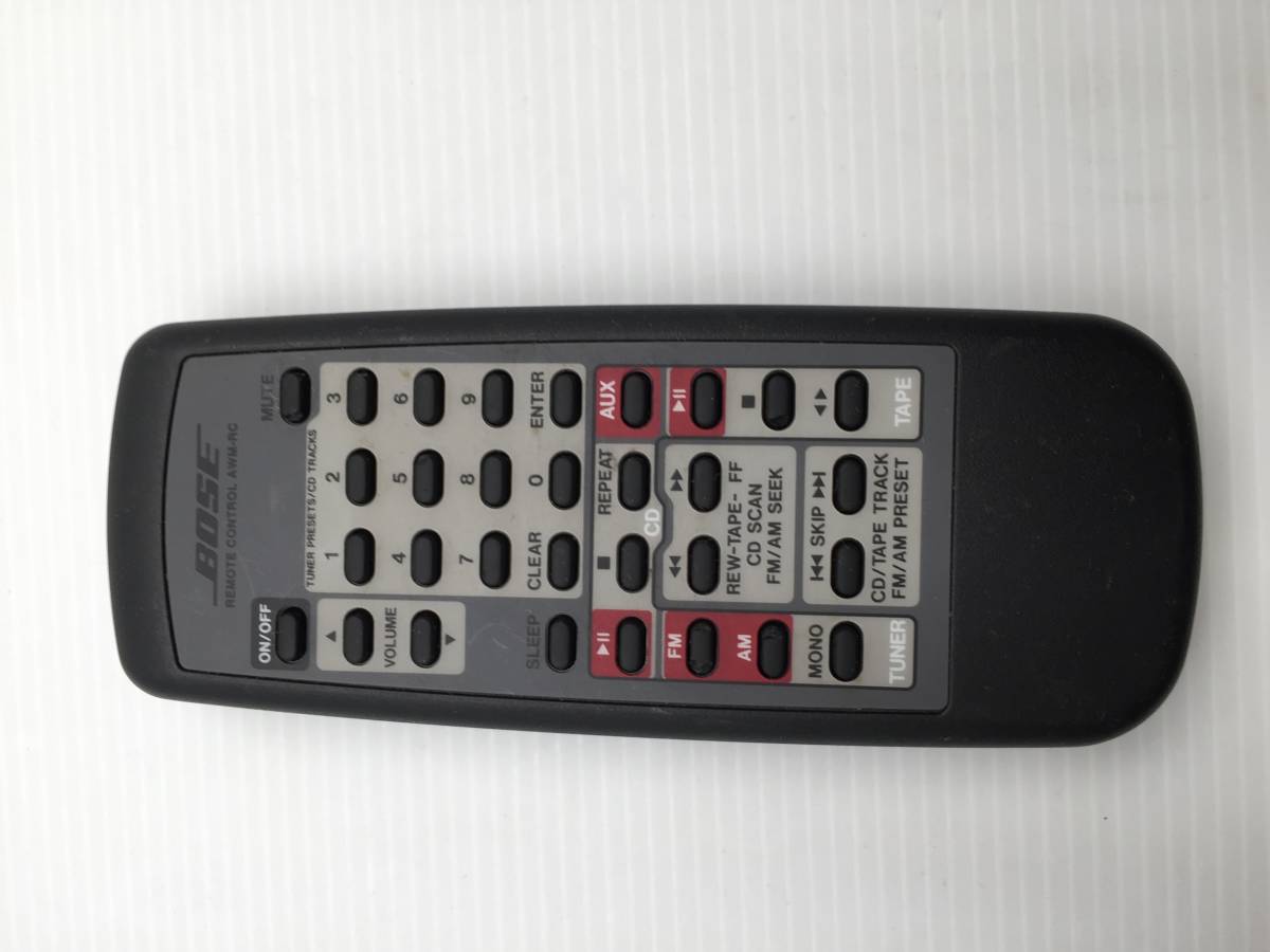 BOSE AWM-RC オーディオ用リモコン 動作品(リモコン)｜売買された 