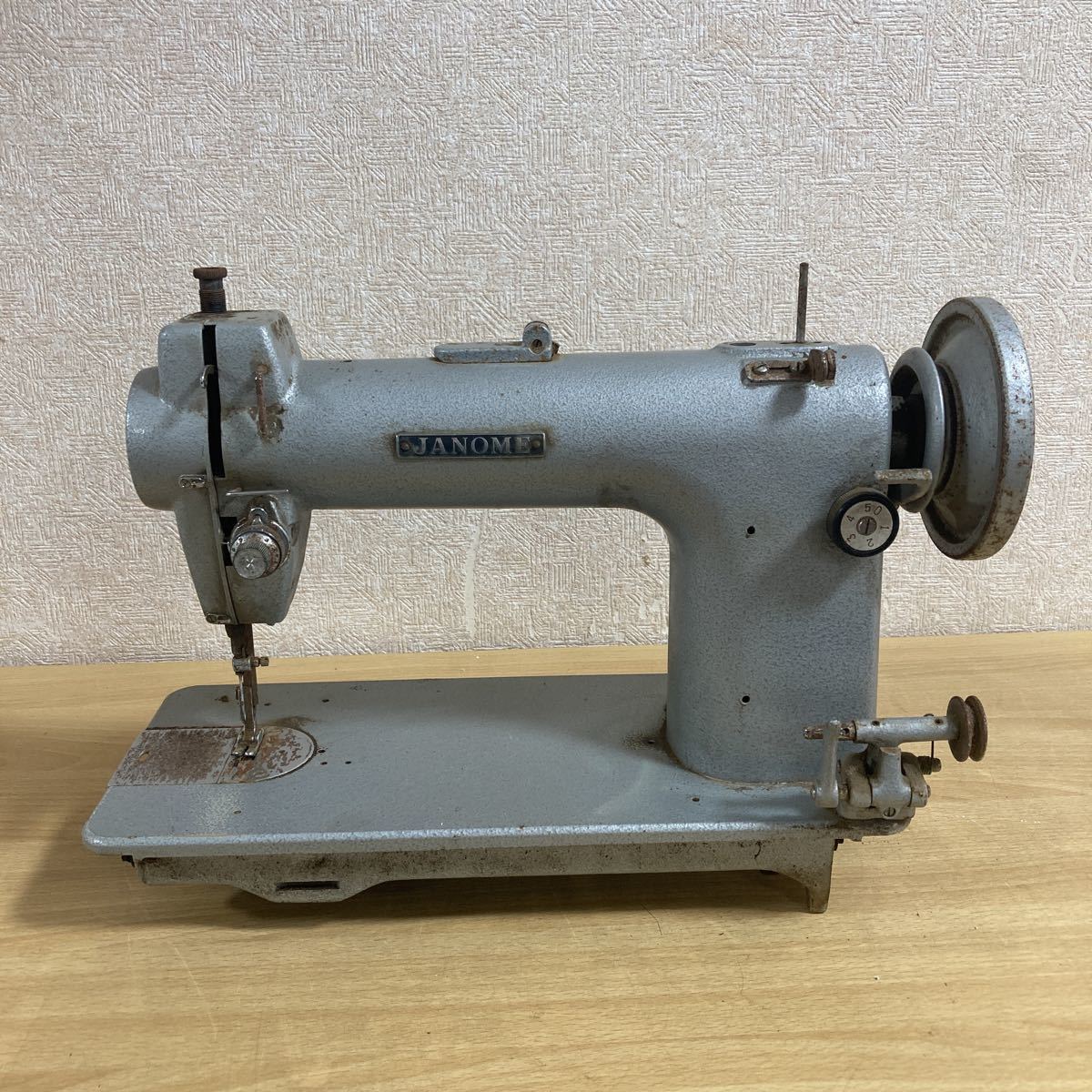 ◇JANOME ジャノメ MODEL 763 職業用 工業用ミシン 昭和レトロ ハンド 