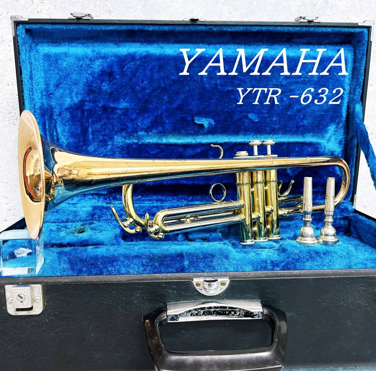 ヤマハ YTR -632 トランペット マウスピース2個 純正ハードケース付き 