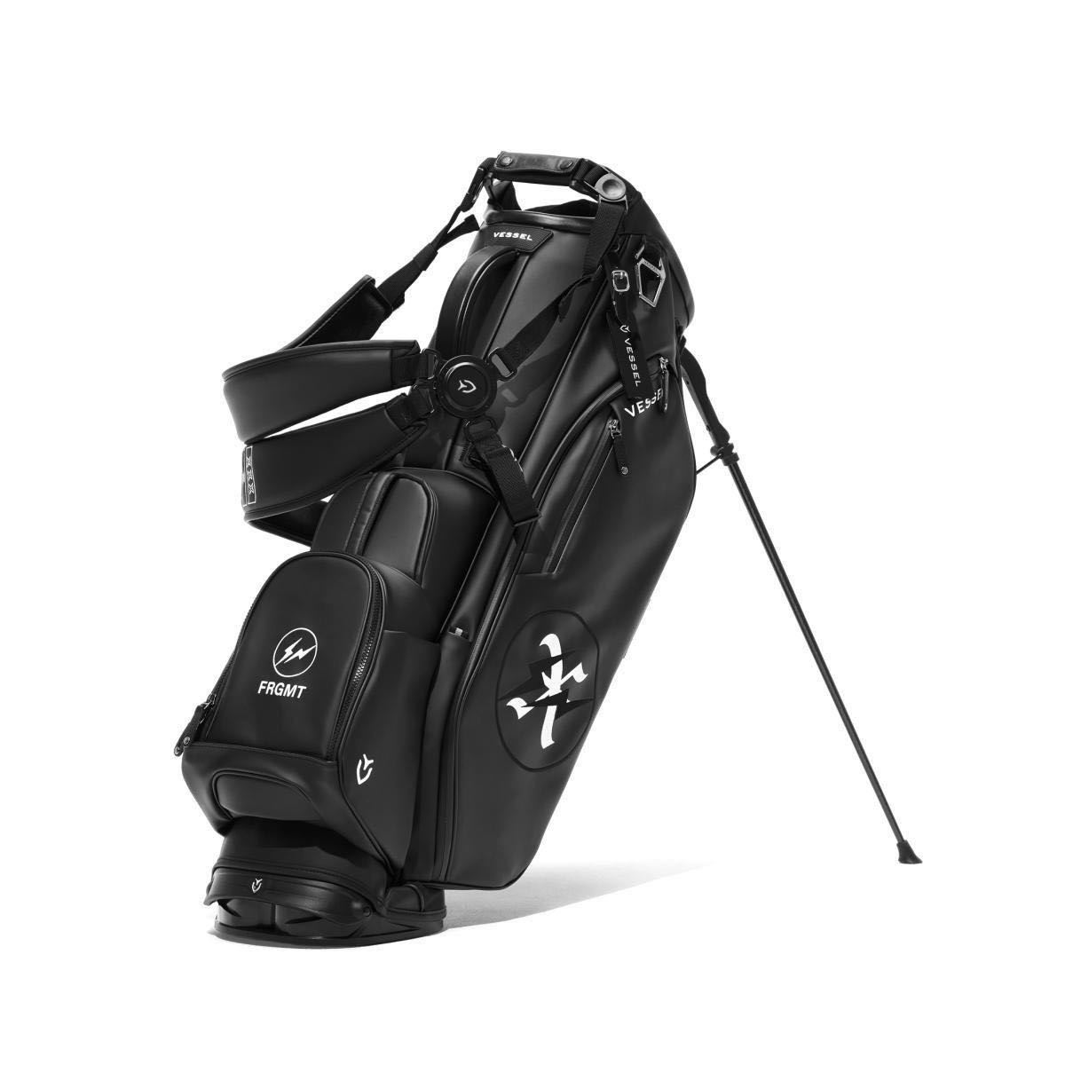 GOD SELECTION XXX x VESSEL x FRAGMENT Golf Bag Player 3.0 Stand GX-S23-FVGD-01 Black ゴルフバッグ　キャディバッグ