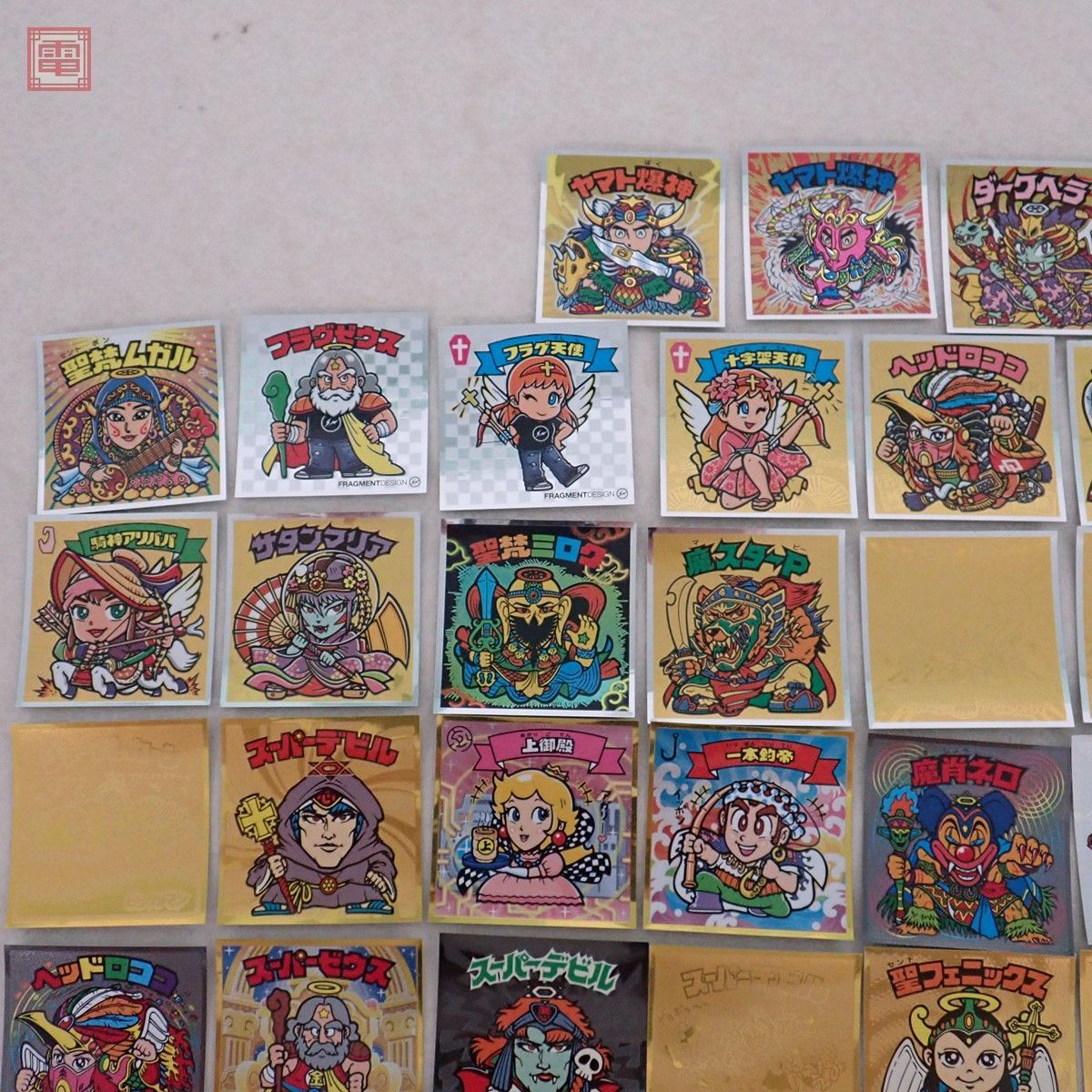 悪魔VS天使 ロッテ 美品ビックリマン 悪魔VS 0 全35種シールリスト