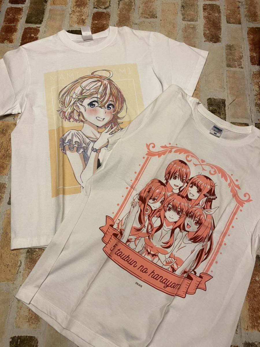 アニメTシャツ 古着 ラブライブ 五等分の花嫁 彼女、お借りします 5着  
