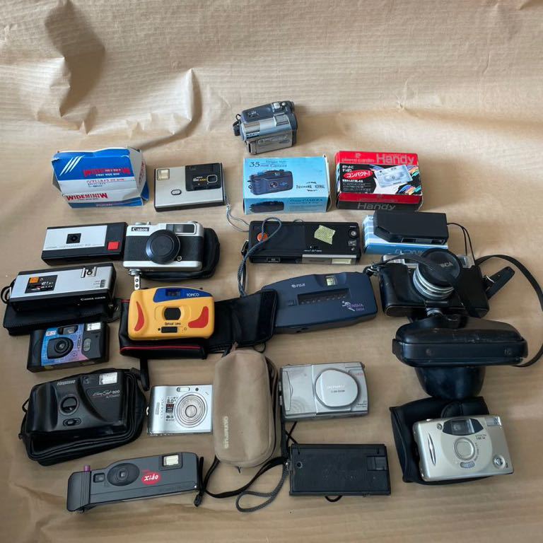 カメラいろいろまとめ　約20点　No.2 デジカメ　フィルムカメラ　SD DIGICAM パナソニック　FUJI pierreCardin ヤシカ　他