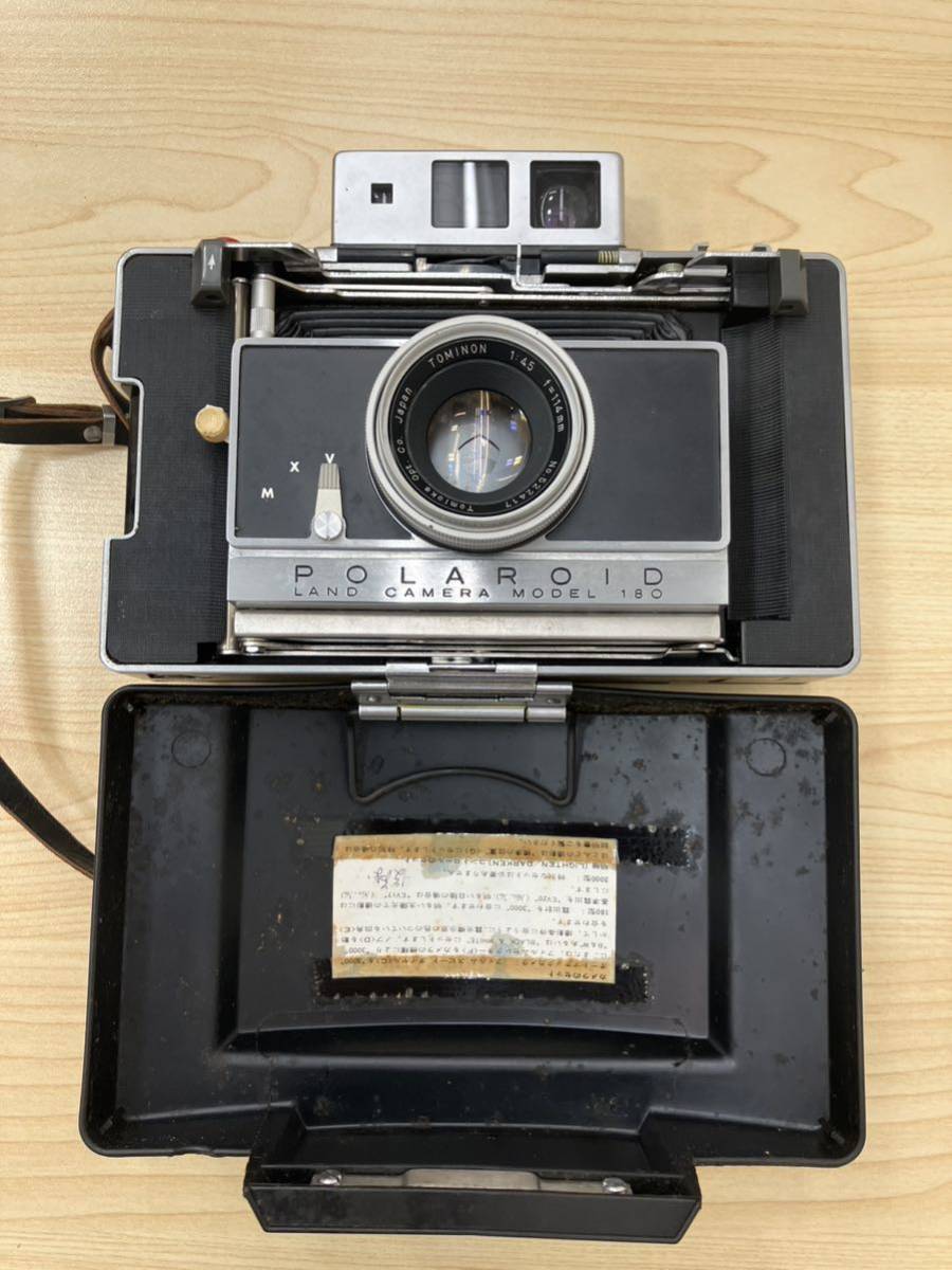 H3831 POLAROID 180 ポラロイドカメラ TOMINON 1:4.5 f=114mm