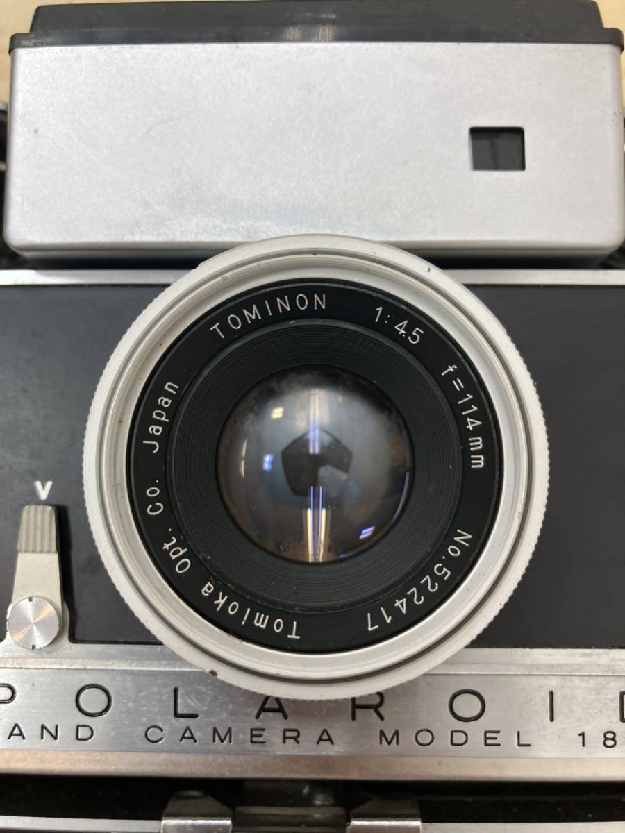 H3831 POLAROID 180 ポラロイドカメラ TOMINON 1:4.5 f=114mm