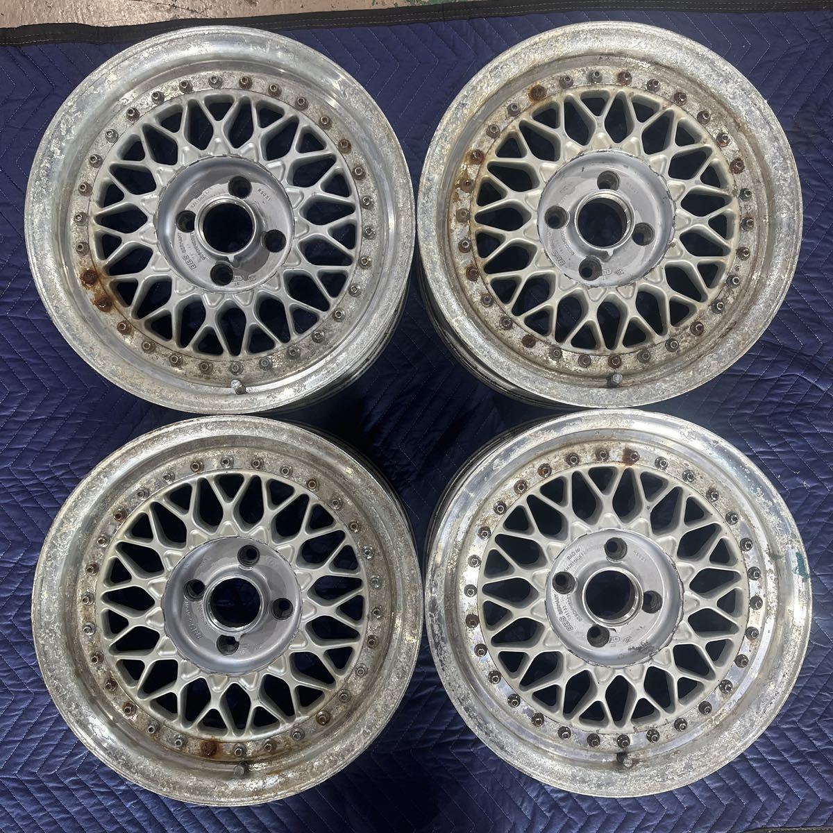 537】BBS GERMANY GESCHMIEDET RAD Nr RS031 15インチ 6.5J +25 4穴