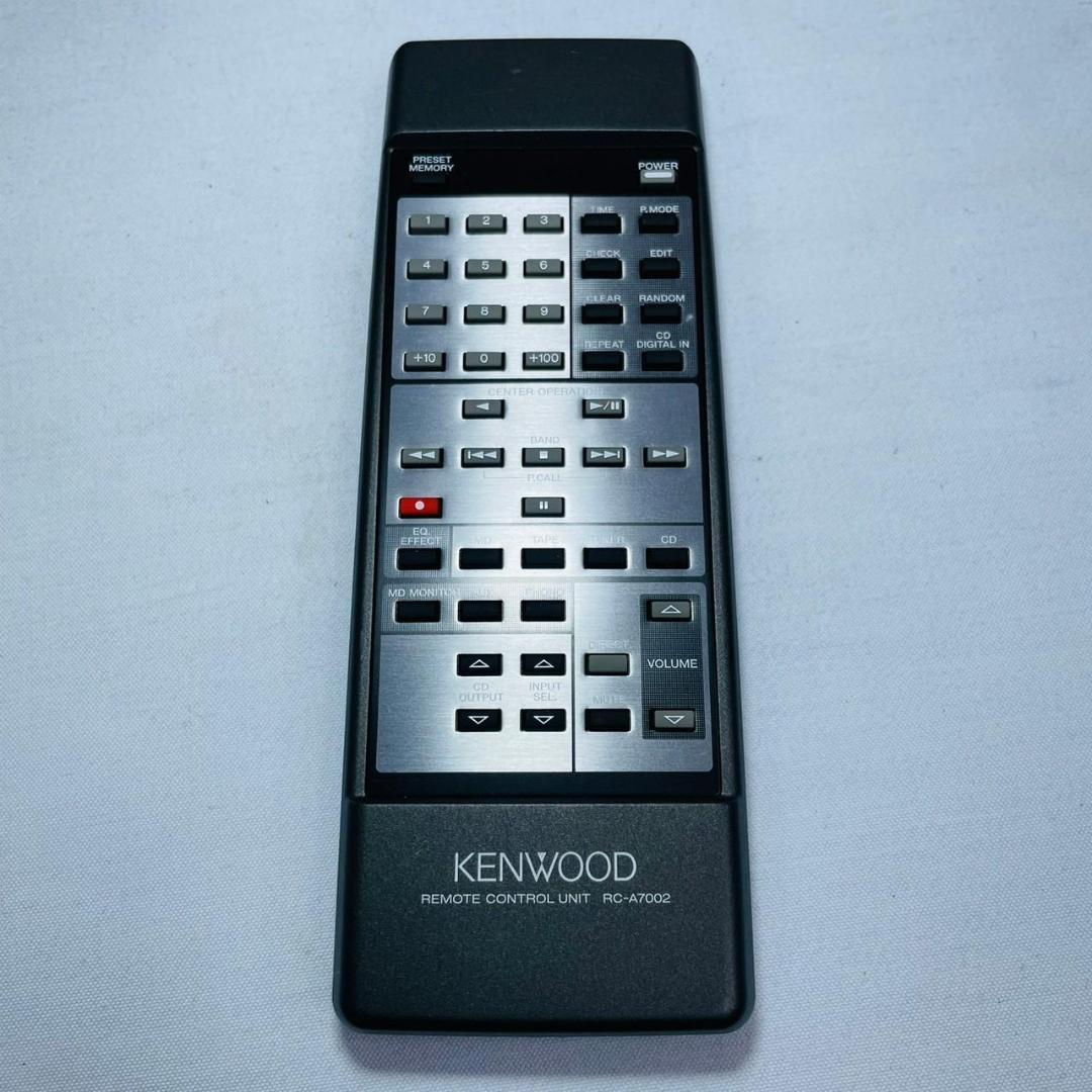 美品！KENWOOD CDプレイヤー『DPF-7002』リモコン付き(ケンウッド