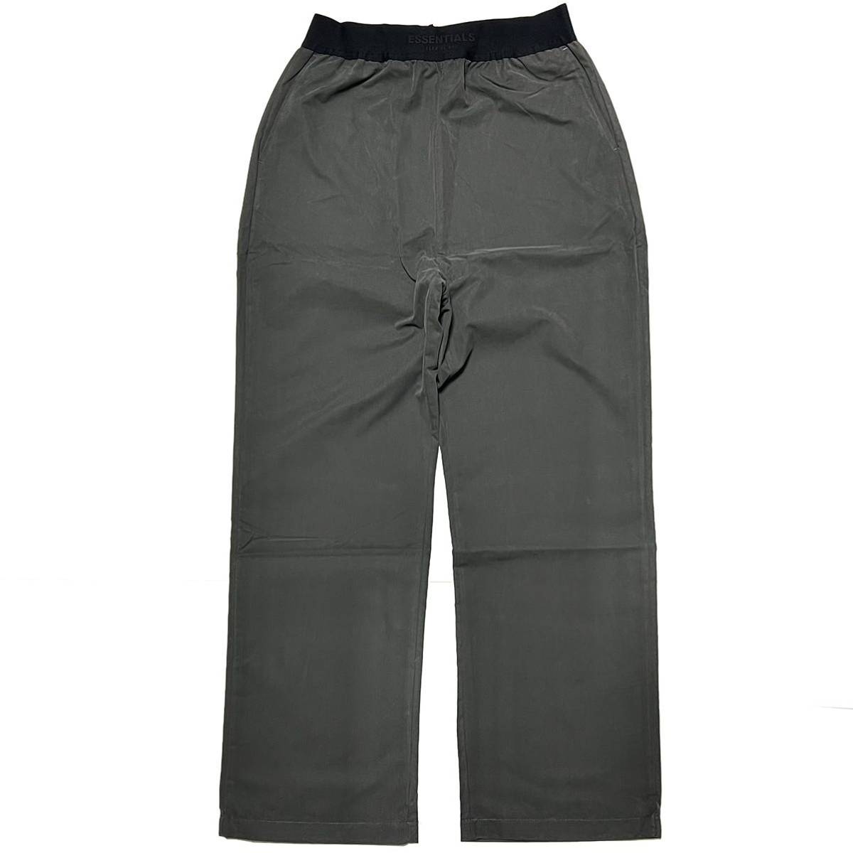 S 新品 正規品 FOG エッセンシャルズ ワイド リラックス パンツ 綿混 オーバーサイズ コットン Fear Of God Essentials ロゴ メンズ ズボン