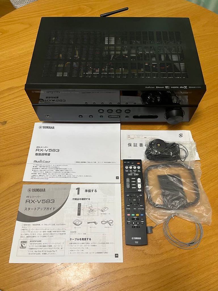 美品✨動作品✨YAMAHA RX-V583 AVレシーバー AVアンプ アンプ 中古】YAMAHA RX-V583 AVレシーバー ヤマハ AVアンプ 7.1ch